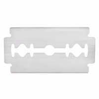 Qshave IT maszynka do golenia na żyletki o dwóch ostrzach ostrze klasyczna żyletka prosta maszynka tytanowe ostrze wykonane w USA, 5 ostrzy 6